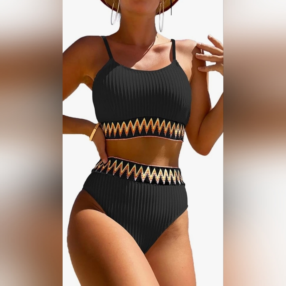 Zuvebamyo Women's High Waisted Swimsuit